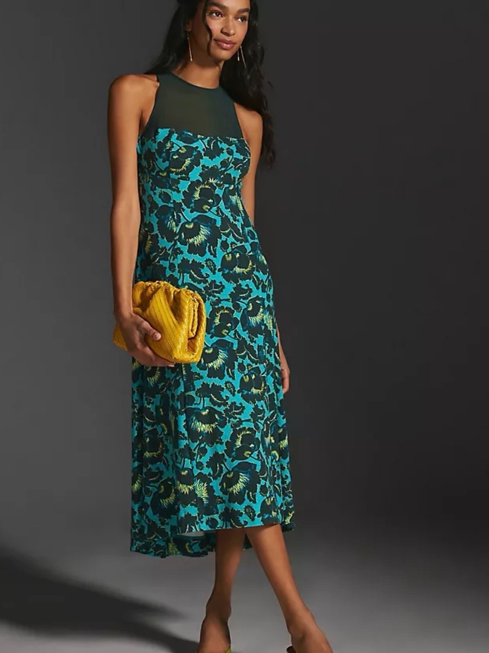 Maeve by Anthropologie Halter Midi Dress